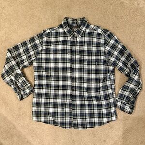 Eddie Bauer Classic Fit Flannel Shirt – Men’s 2XL Tall – Plaid